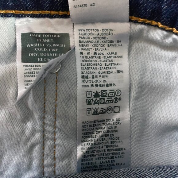 NWT Levi's 514 Straight Leg Jeans Men's 38 x 32 Regular Fit Blue Stretch - Picture 10 of 16